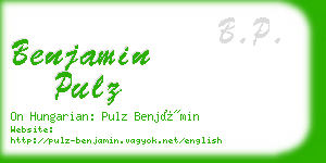 benjamin pulz business card